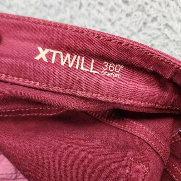 DL1961 Jeans Womens 32 Margaux Red Stretch Mid Rise Xtwill Skinny NWOT - Picture 12 of 16